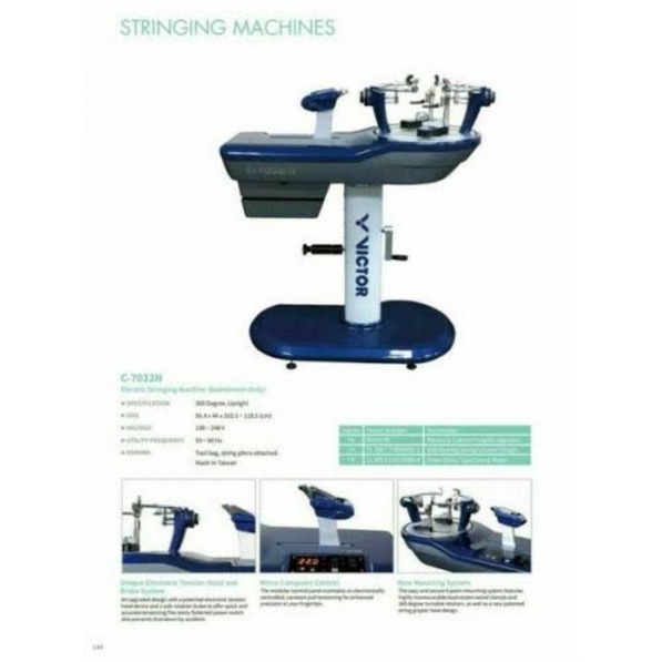 Mesin Pasang Senar Raket Digital VICTOR C-7032N SECOND / BEKAS