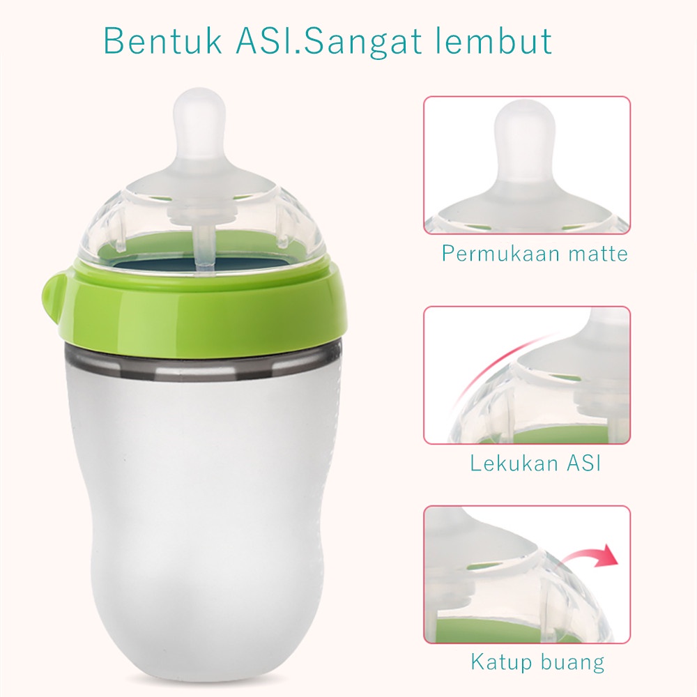 Ivorybaby PIKO BELLO dot wide neck BPA FREE dot bayi dengan sedotan