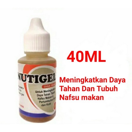 NUTIGEL 40gr / Vitamin Penambah Nafsu Makan / Daya Tahan Tubuh Kucing &amp; Anjing Murah