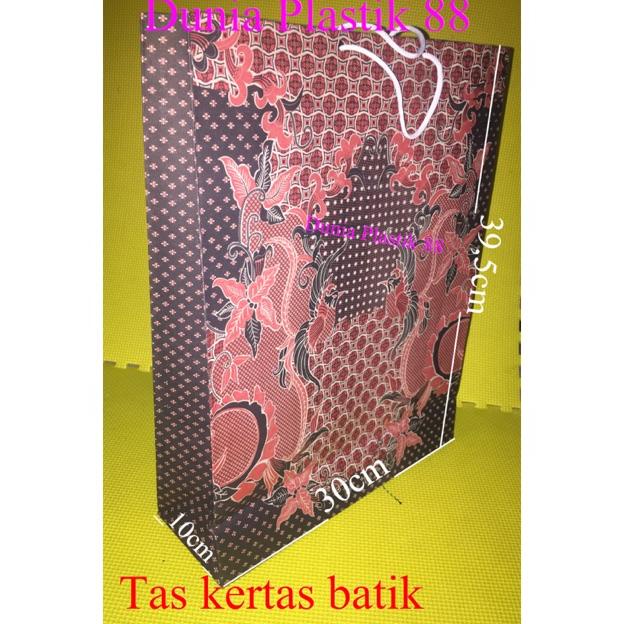 

Isi 12/Pc -/+30X39,5X10Cm Tas Kertas Souvenir Paper Goodie Bag Motif Gambar Batik L Souvenir