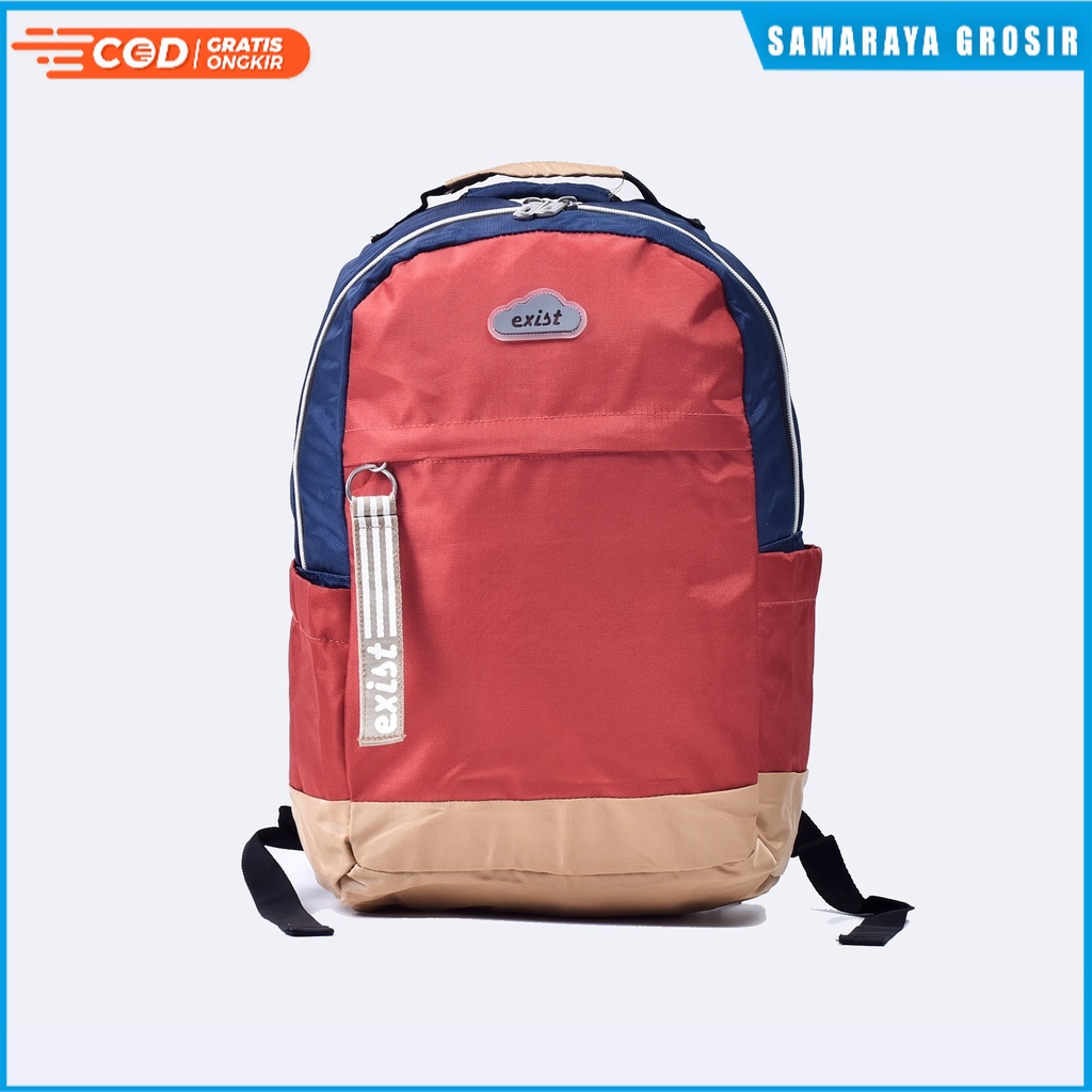 Tas Ransel laptop pria wanita unisex - Ransel Laptop - Backpack - Tas Kerja - Tas Kantor- Tas Sekola