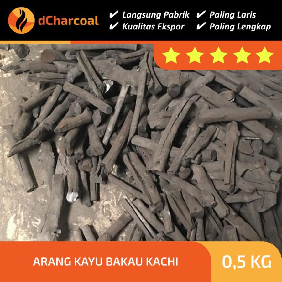 Arang Kayu Keras Bakau Mangrove Charcoal Kachi Stick