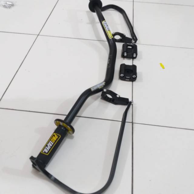 Paket protaper/stang fatbar protaper + handguard tulang besi protaper +handgrip protaper/PROTAPER