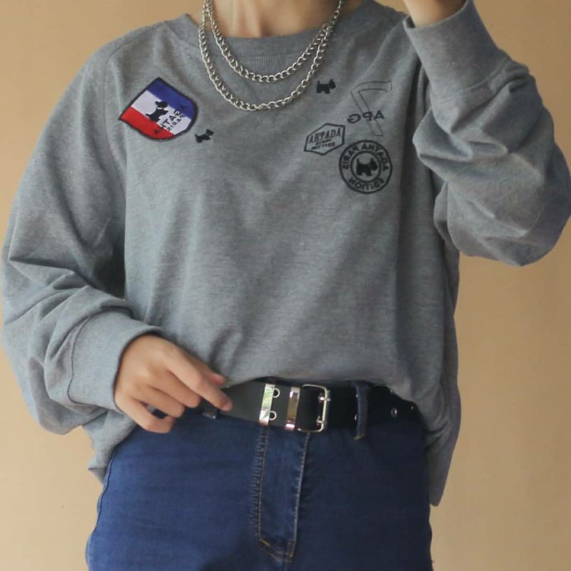Crewneck Agatha THRIFT SHOP BY BRANGSEC_