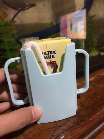 Milkbox Milk Juice Box Holder / Tempat Pegangan Kotak Susu / Juice Holder / Baby Milk Box Holder