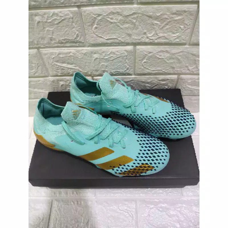 DEWI.STORE88#SEPATU BOLA ADIDAS MUTATOR 20.1 TORQUISE MINT FG IMPOR (FOTO ASLI KUALITAS MANTAP)