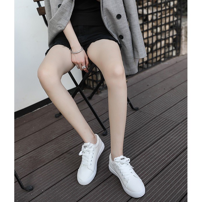 ELFYDO - SHS003 Sepatu Sneakers Tali Fashion Wanita Style Korea Sepatu  Jakarta Sepatu Kets Jeans