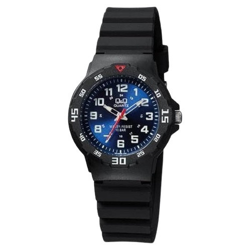 Q&amp;Q QnQ QQ Original Jam Tangan Pria Fashion Analog Dial Biru - Water Resist 10 BAR