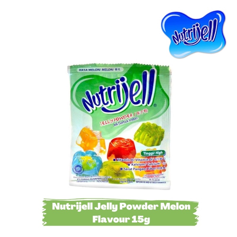 

NUTRIJELL MELON FLAVOUR JELLY POWDER 15g