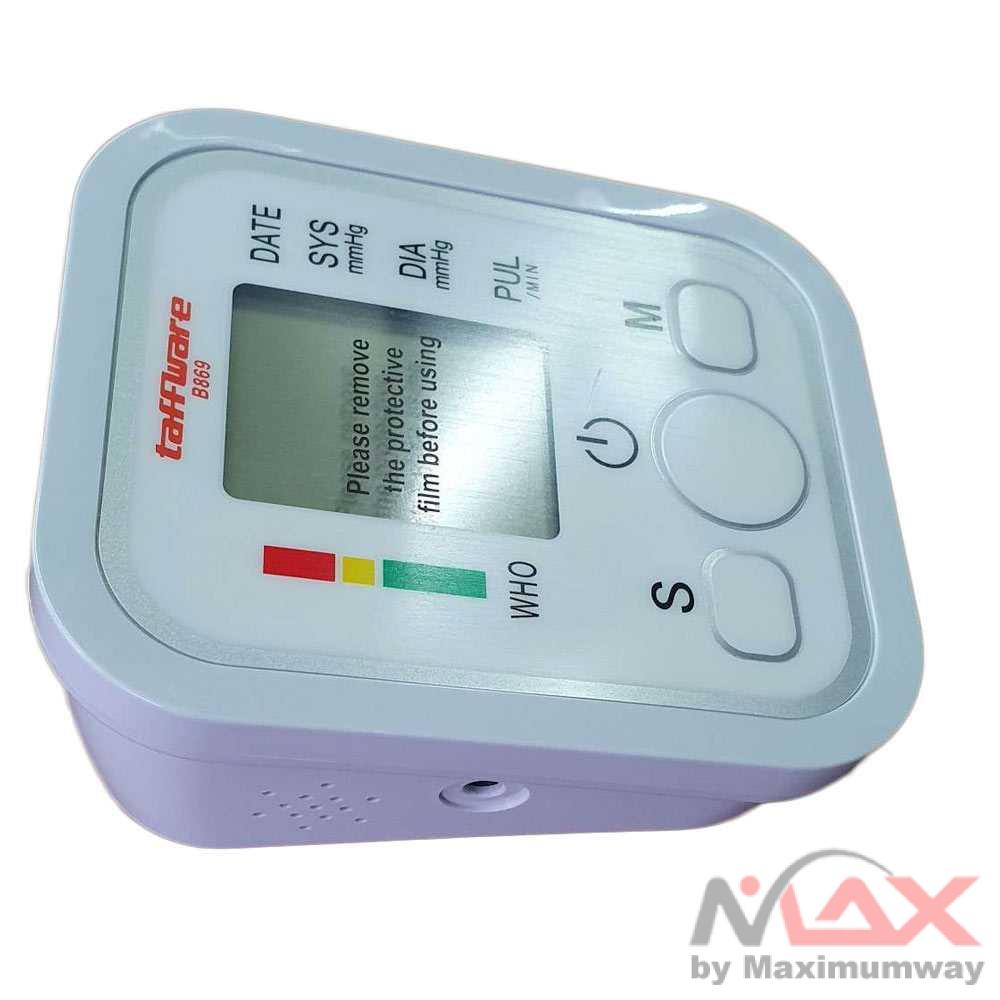 Tensimeter Digital Alat Cek Pengukur Tekanan Tensi Darah Digital Tensimeter Sphygmomanometer ORI TaffOmicron Pengukur Tekanan Darah Sphygmomanometer with Voice - B869