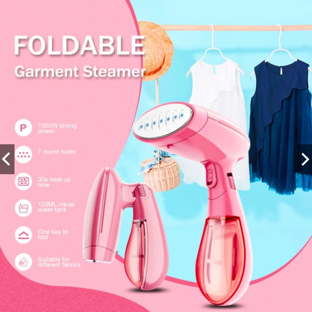 Bisa Dilipat Setrika Uap Portable Handheld Garment Steamer Ironing machine Mesin Setrika Genggam