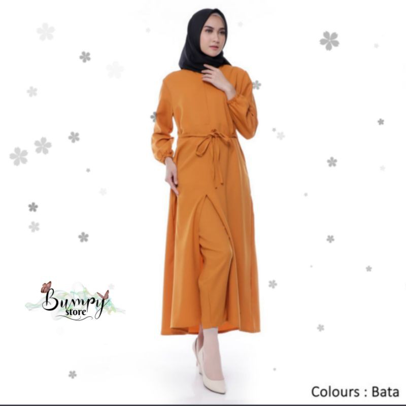 Setelan Muslim Wanita • Busui Moscrepe • Tania Set