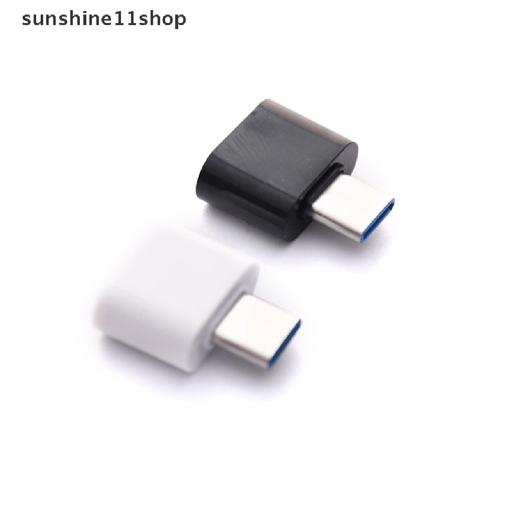 (SHO) Adapter OTG USB Female Ke Tipe-C Male Untuk Smartphone Android