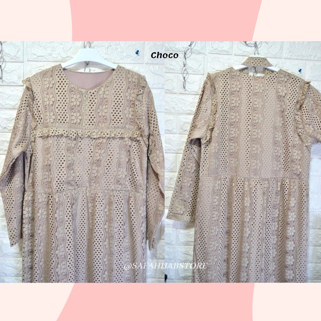 IRENE / SHABBY BROCADE DRESS LD 100 dan LD 110 / BUSUI FRIENDLY / DRESS KONDANGAN