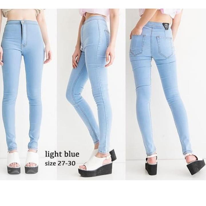 Big Sale.. Celana Highwaist Skinny Jeans Wanita / Highwaist Skinny /BIG SIZE