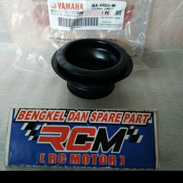 Joint air cleaner karet dari carbu karbu ke box bok filter rxking rx king rxk Ori yamaha ygp asli 3ka-e4453-00