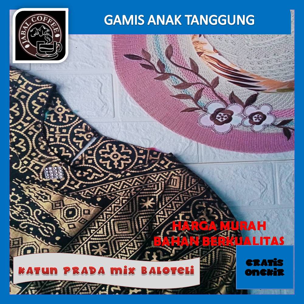 Gamis Anak Tanggung Umur 12 - 15 Tahun / Gamis Anak Remaja / Gamis Anak Katun Batik Baloteli 023