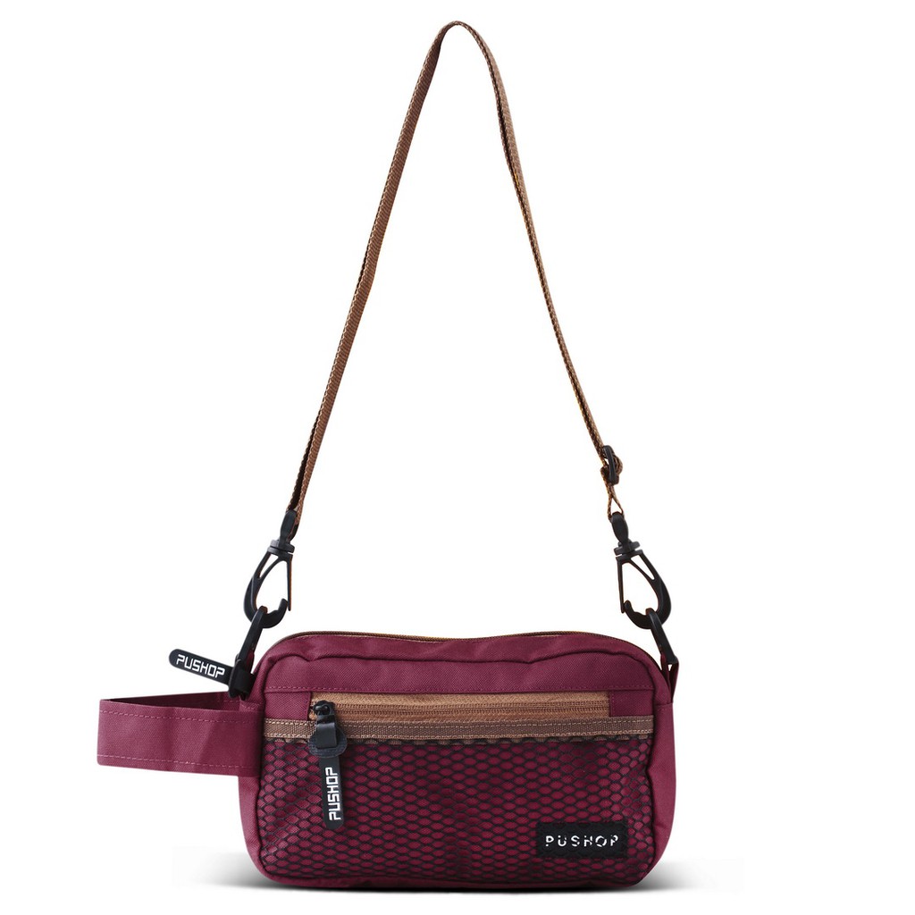 Tas Selempang Mini Handbag Jaring Pushop Heja Casual PUSHOP AUTHENTIC