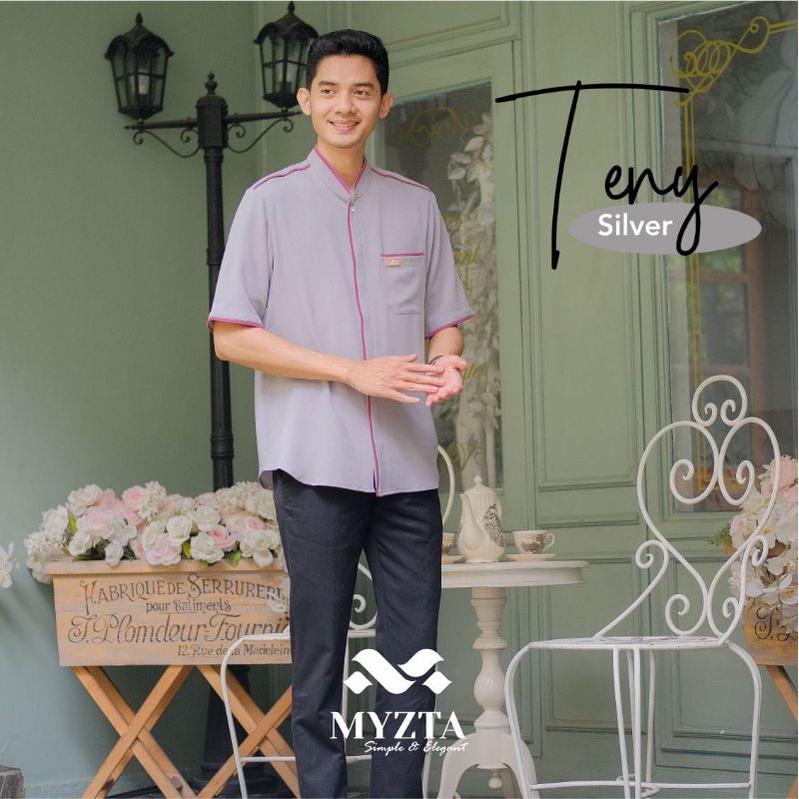 Baju Koko Teny by Myzta Lengan Pendek