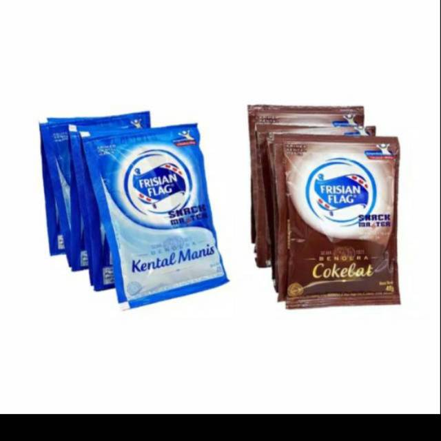 

Susu bendera kental manis 6 sachet