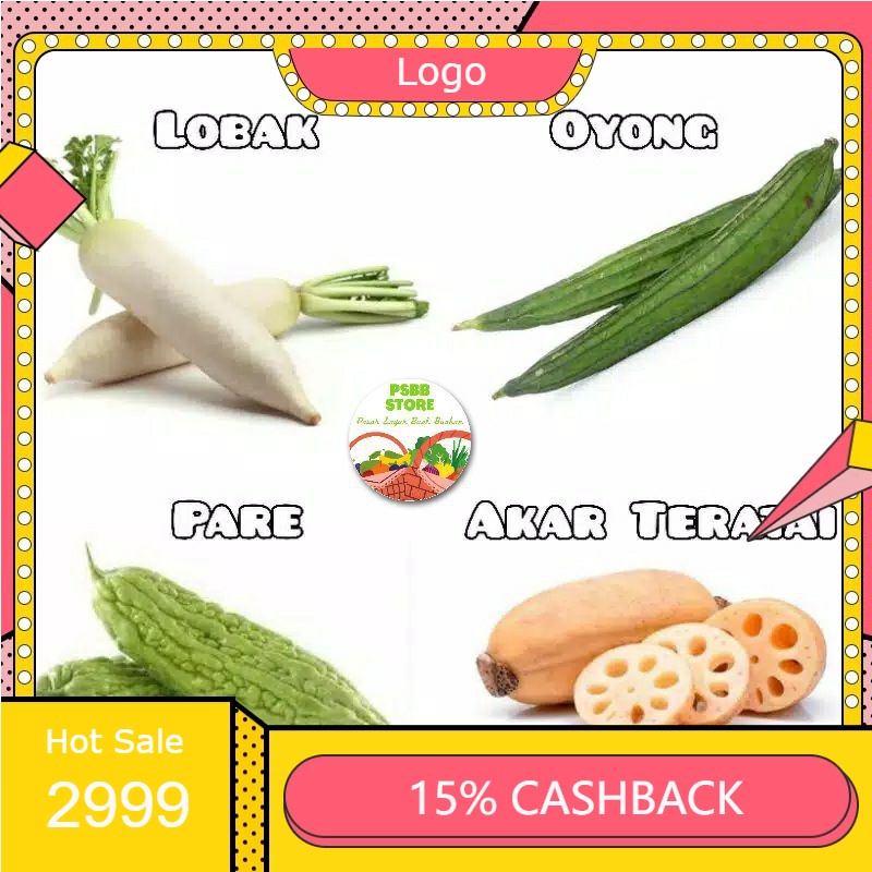 

RENGKEK SURABAYA - Sayur Segar - Pare / Lobak / Gambas Oyong - Per Pcs