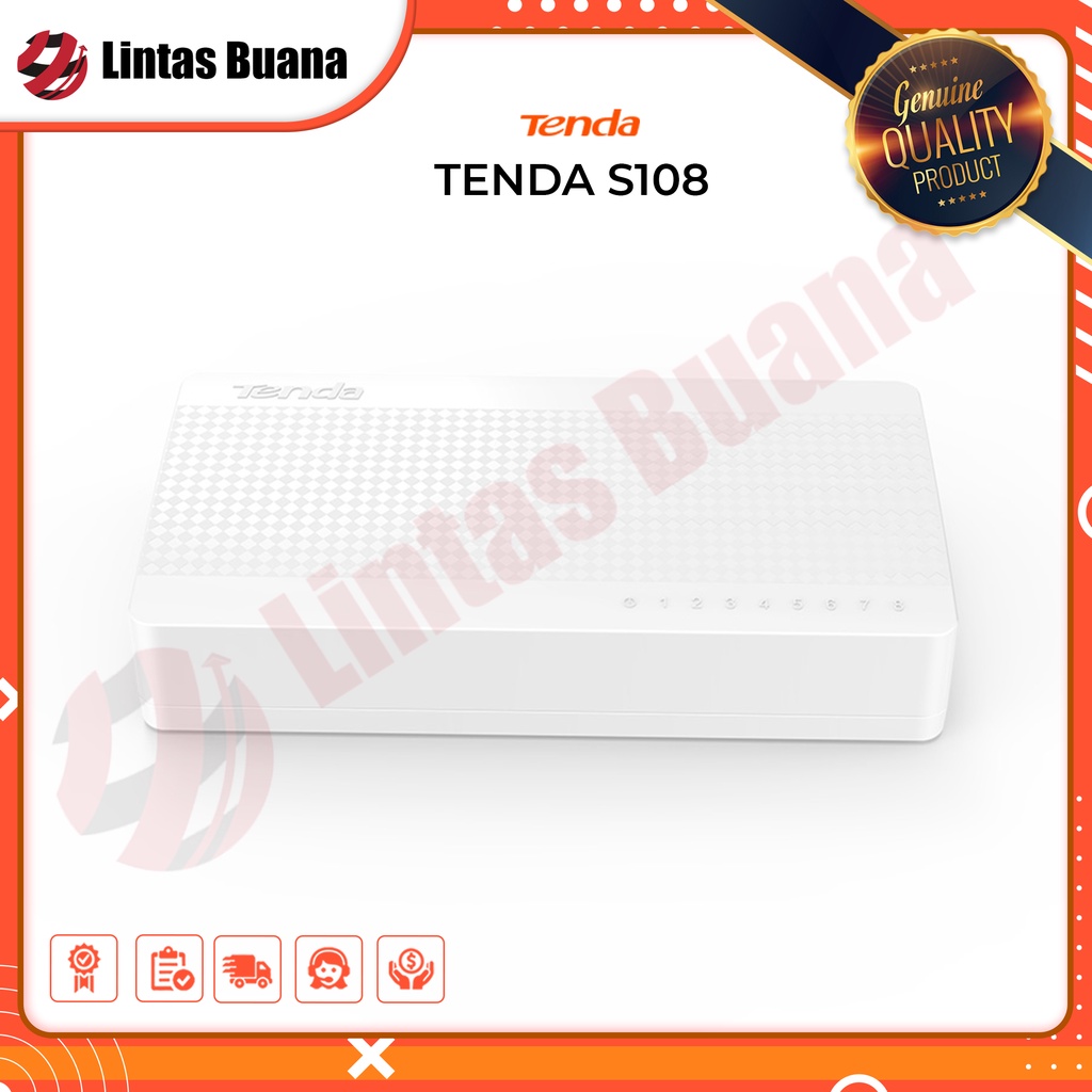 Tenda Switch Hub S108 8 Port Switchub Tenda 8port RJ45