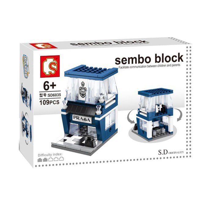 Sembo block brick model Prada store 109 Dex