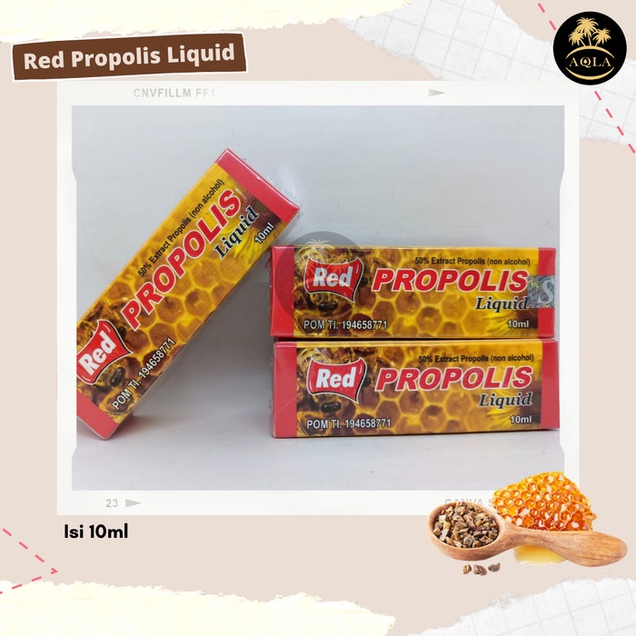 Kesehatan - Red Propolis 10 Ml / Antibiotik / Suplemen Kesehatan / Propolis Asli