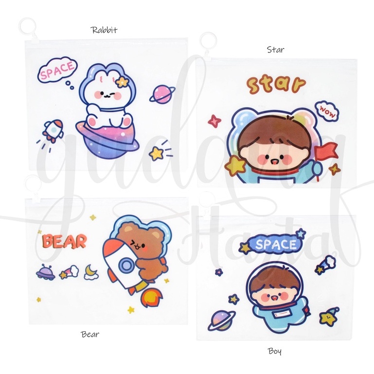 

Pouch Motif Astro Tempat Pensil Serbaguna Motif Angkasa GH 401003