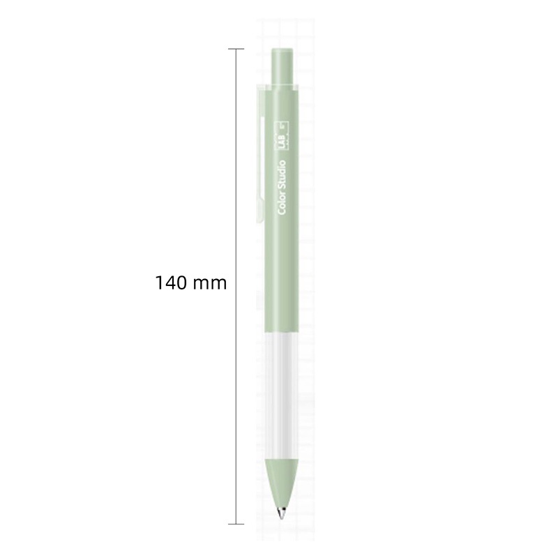 6pcs Pulpen Gel Tinta Hitam 0.5mm Dengan Ujung Peluru Retractable Untuk Pelajar