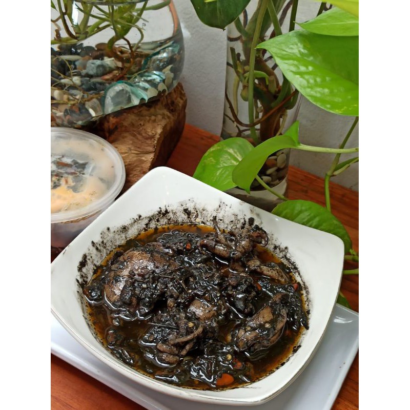 

sotong hitam tumis