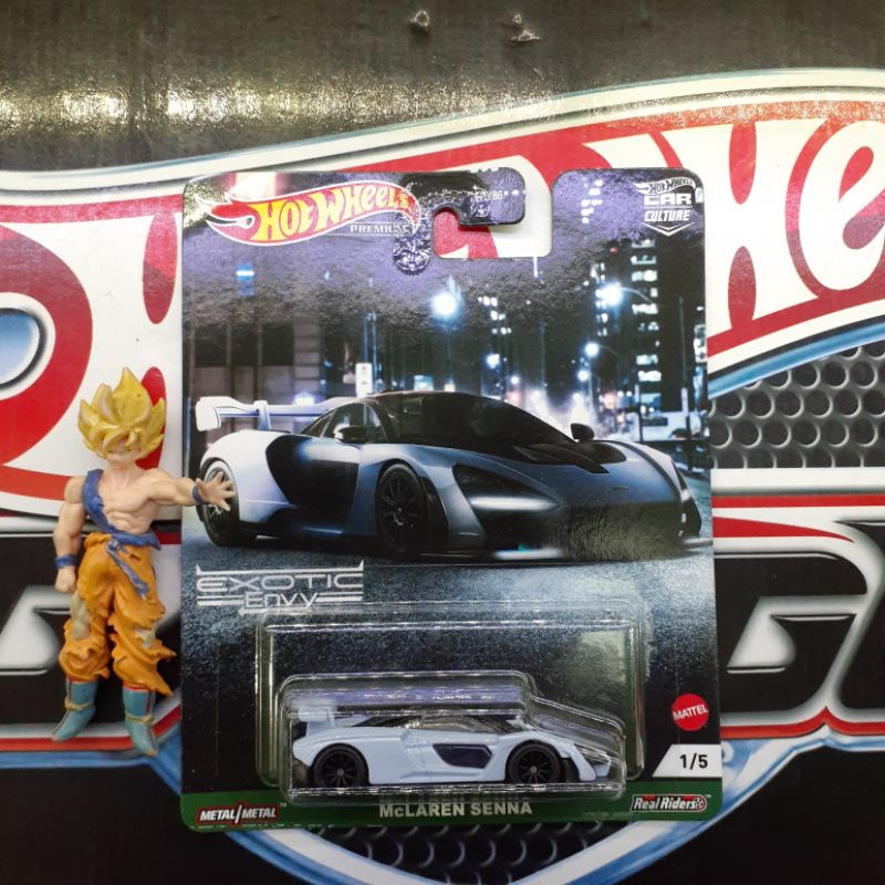 Hot Wheels mclaren senna exotic envy premium
