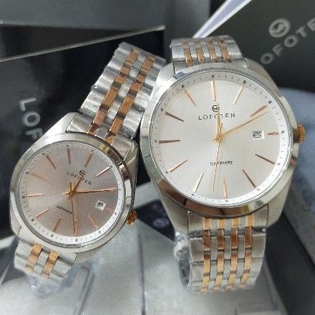 LOFOTEN F8101M Jam Tangan Couple Stainless Steels Garansi resmi 1 tahun / F - 8101 M