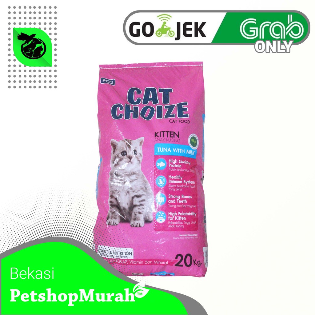 [GOSEND] Makanan Anak Kucing Cat Choize Kitten 20 KG