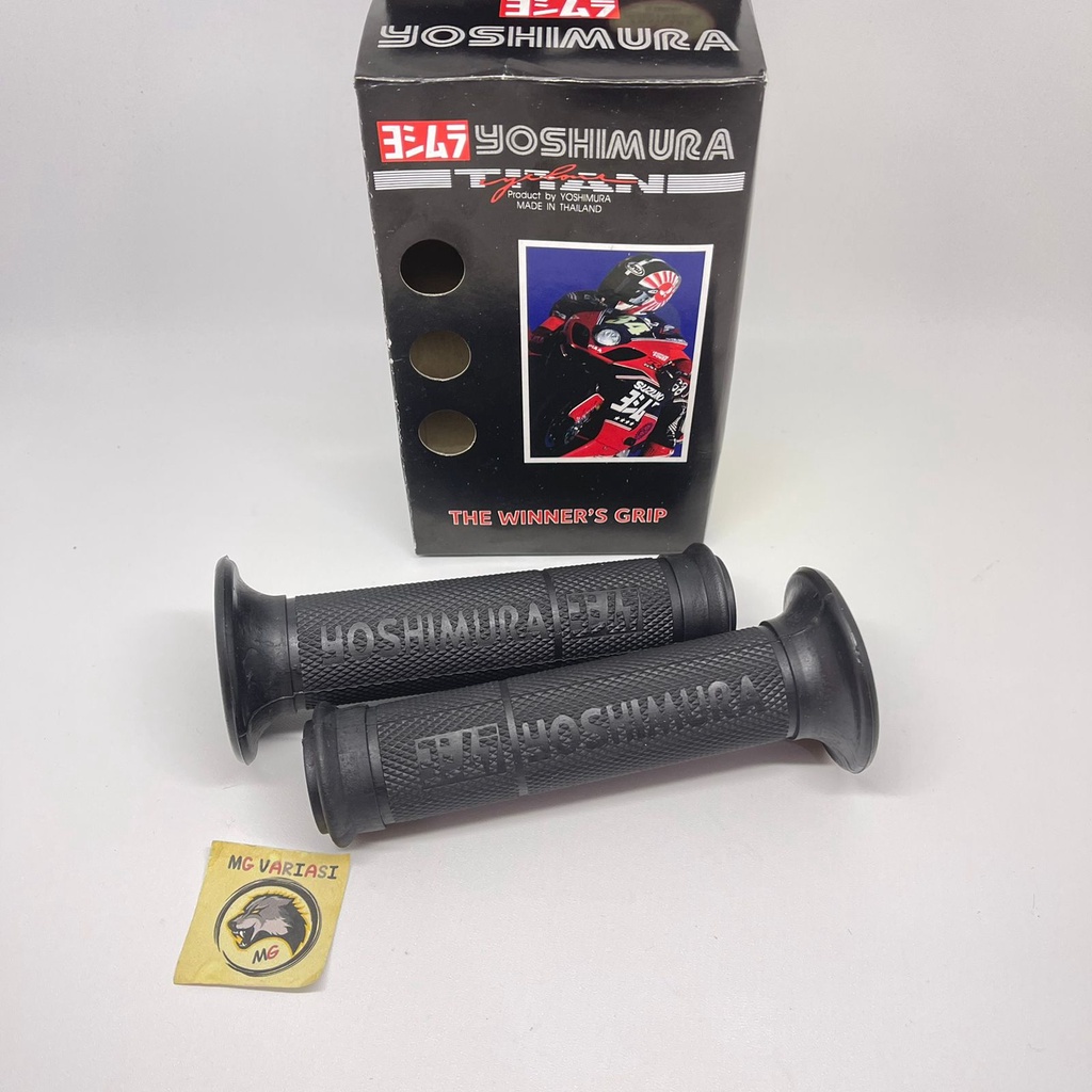 PROMO HANDGRIP GRIP YOSHIMURA THAILAND KARET EMPUK PEGANGAN KARET GAS MOTOR BISA UNTUK SEMUA MOTOR