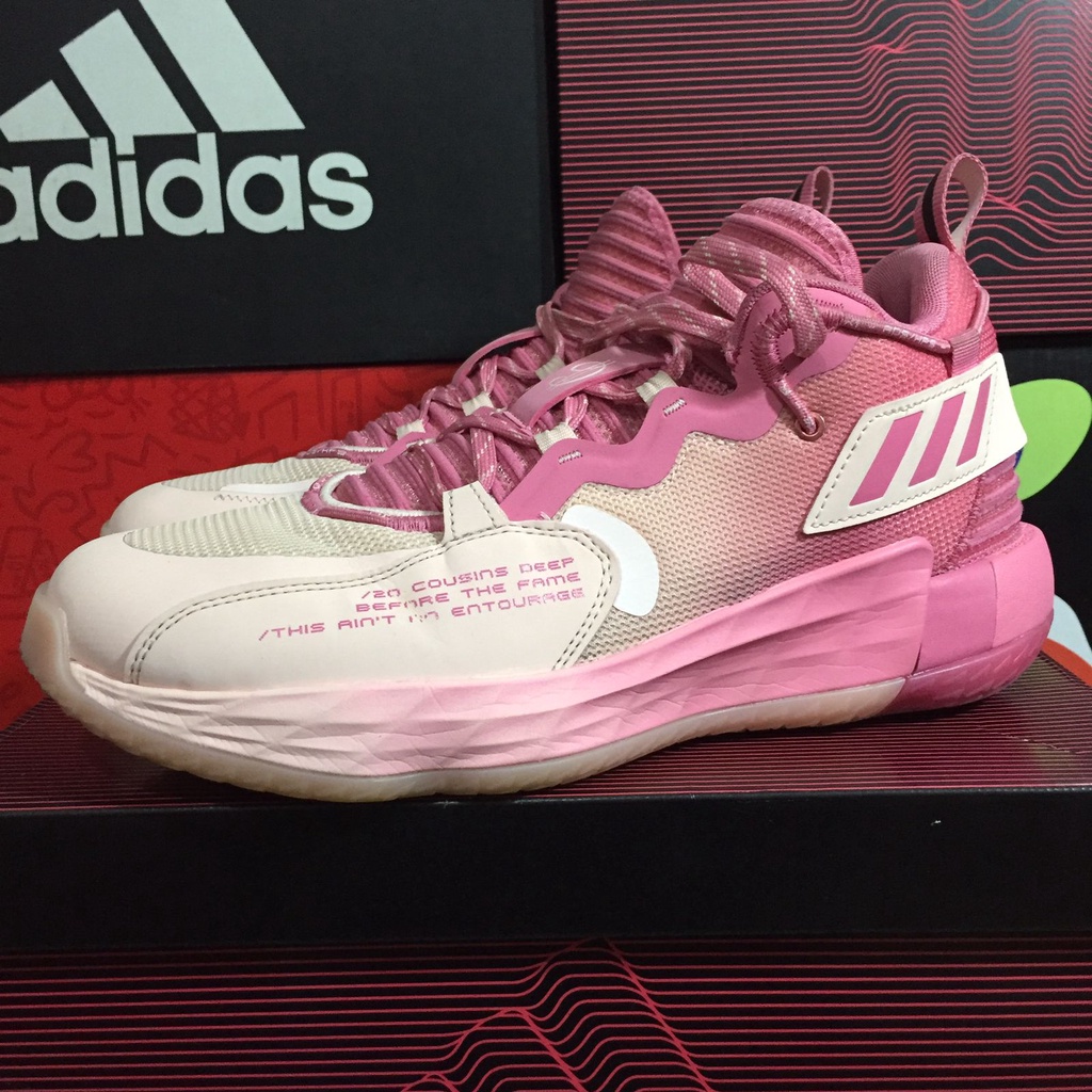 Preloved Sepatu Basket Adidas Dame 7 EXTPLY GCA 'Pink' Original GV9877