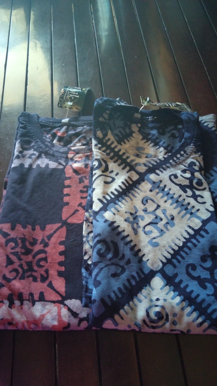 Kaos Batik Cap Canting / Kaos Oblong Batik Super Jumbo / Kaos Super Jumbo Katun