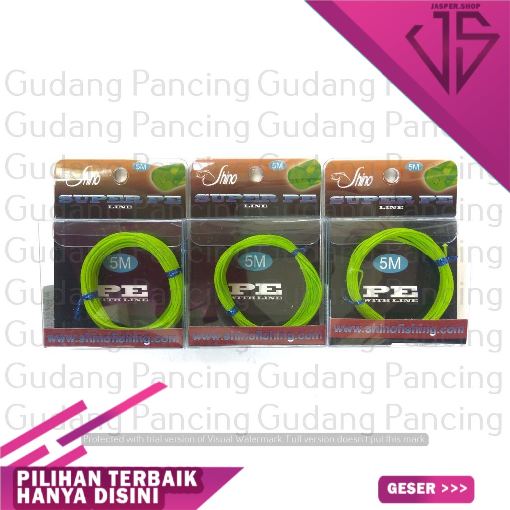 Senar Shino Super PE 5M - SENAR PANCING BENANG PE