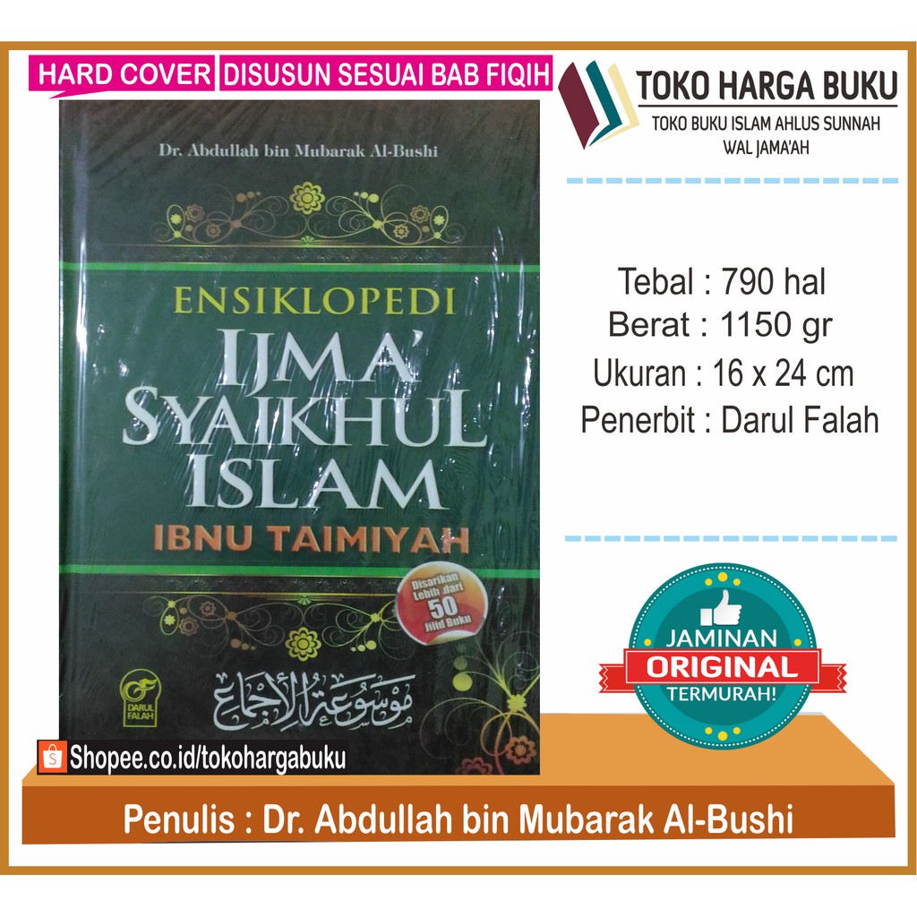 Ensiklopedi Ijma' Syaikhul Islam Ibnu Taimiyah - Penerbit Darul Falah