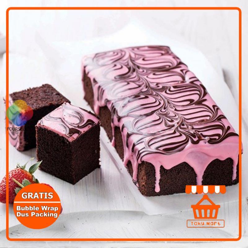 

Brownies Amanda PINK MARBLE (PACKING AMAN) - Amanda Brownies Kukus Oleh Oleh Bandung Kue Bandung