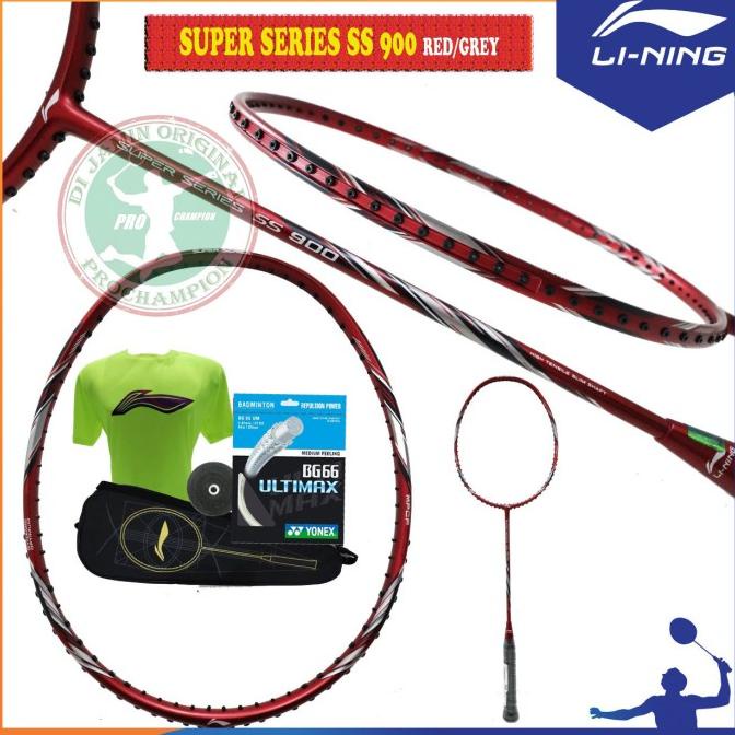 LINING SUPER SERIES 900 SS900 SS 900 RAKET ORIGINAL (PAKET ULTIMAX) DISKON