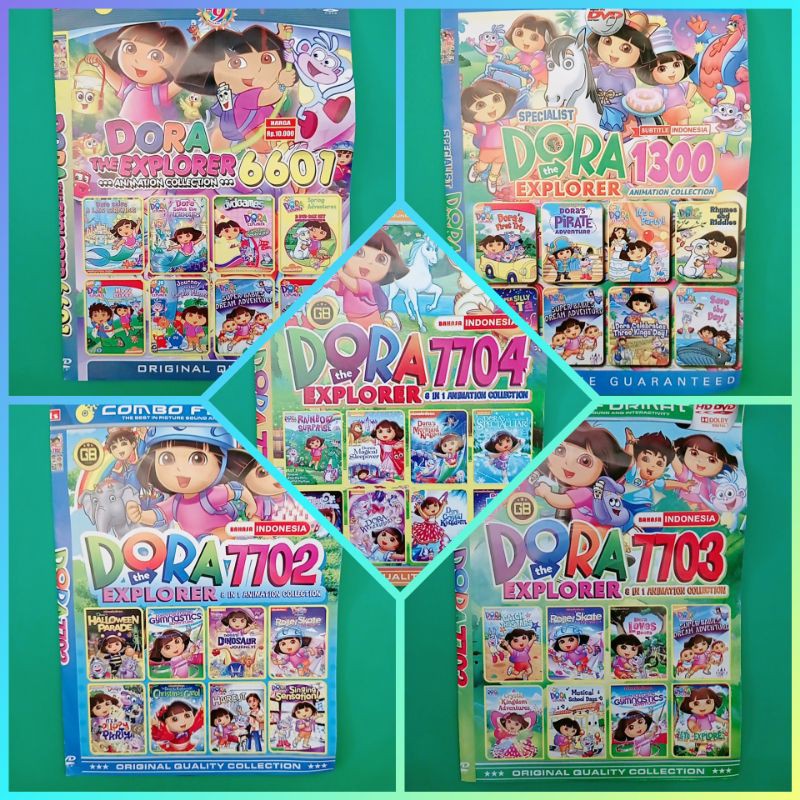 TERLARIS Kaset Vcd Dvd Collection Anak Terbaru Dora The Explorer 7704 DVD TOP MEDIA