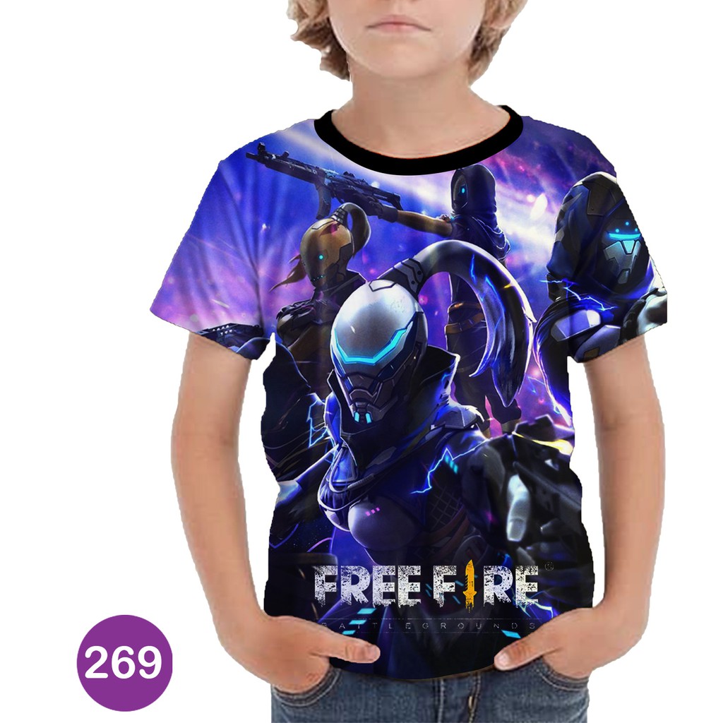 Baju Free Fire Kartun Series Anak 269 Shopee Indonesia