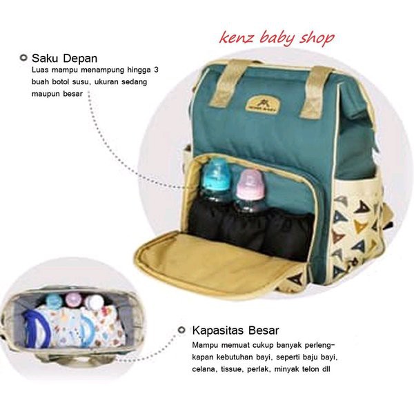 Promo !! MOM'S BABY TAS BAYI RANSEL OTTELO SERIES- TAS PERLENGKAPAN BAYI MBT 3031