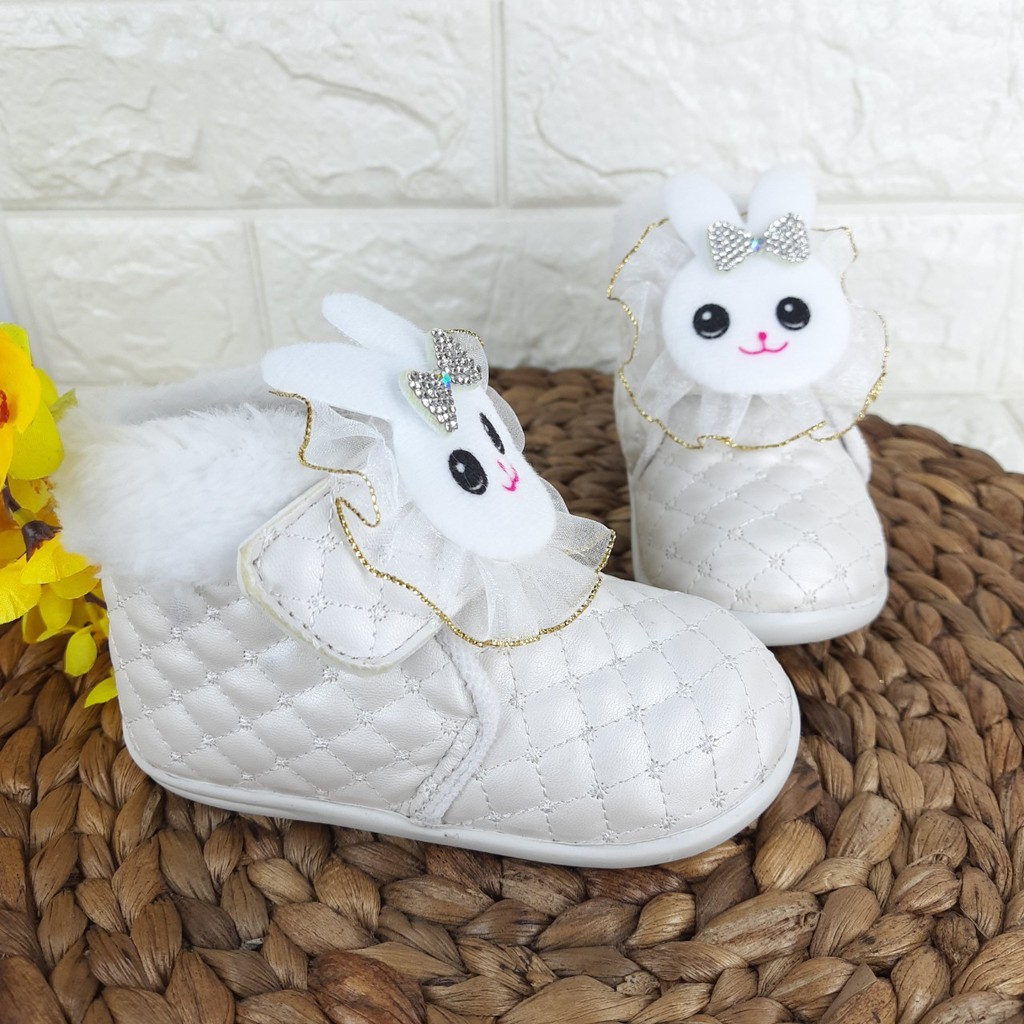 SEPATU PESTA LUCU BONEKA CHANNEL ANAK USIA 1 2 3 TAHUN FA26