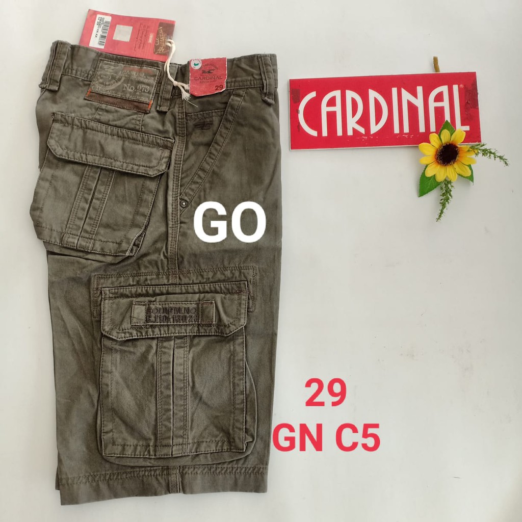 gos 29-KPL 1 CARDINAL KEMPOL CASUAL Celana Pendek Cowok Celana Kempol Fashion Pria Brand Kekinian