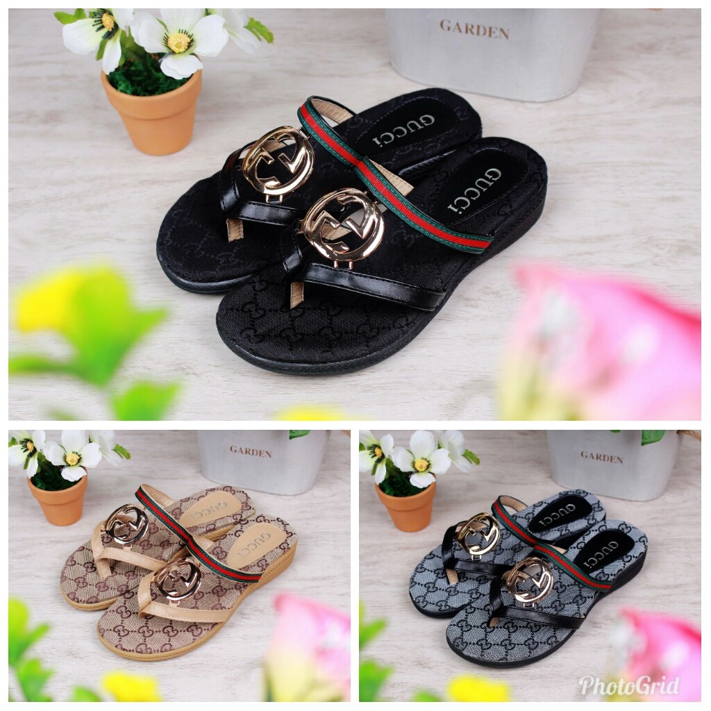 Gambar Sandal Jepit Gucci Wanita Koleksi Rina