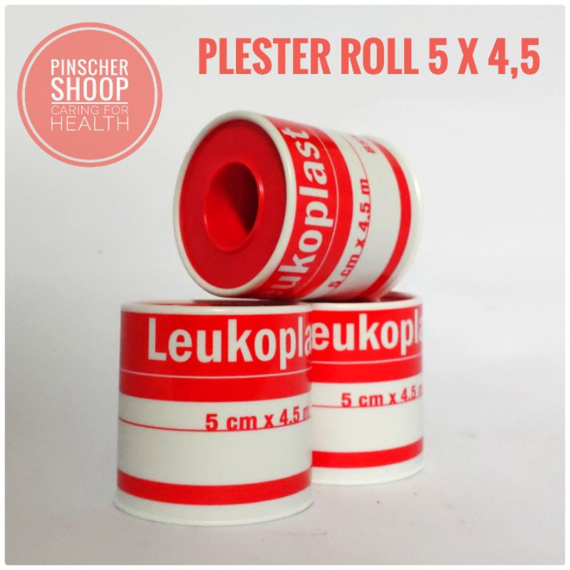 Leukoplast 5 Cm x 4,5 M (1624) Plester Roll Kain BSN