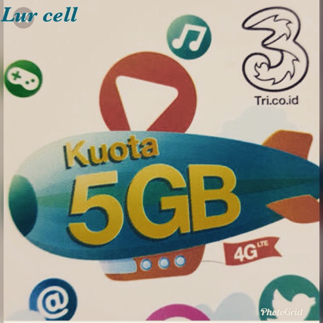 Kuota 5GB 4G 3 | Kuota Tri 5GB 4G | Kuota Three 5GB 4G