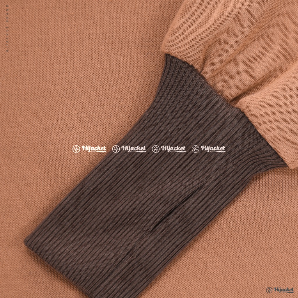 HIJACKET® ORIGINAL YUKATA BROWN JAKET WANITA JAKET MUSLIMAH HIJABER PERTAMA DI INDONESIA-4